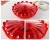 Import Flower shape 4 compartment plastic plate for vegetable dish from China