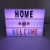 Import FLYMY 3D DIY LED DISPLAY WARM LIGHT CINEMATIC ABS SIGN BOX WITH LETTERS FREE COMBINATION from China