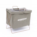 Foldable Clothes Storage Laundry Hamper Bucket Canvas Storage Basket