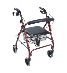 Folding Mobility Walker Rollator With Seat