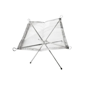 Folding Stainless Steel Camping Fire Pit, Mesh Fire Pit