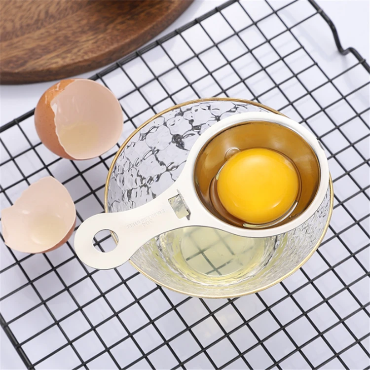 Food Grade Stainless Steel Egg White Separator Kitchen Gadget Cooking Tool Egg Yolk Separator with Different Designs