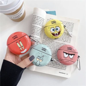 For airpod case tpu silicone phone case airpods 2in1 spongebob airpod case   earphone cover