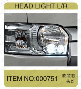 for for hiace200 van bus head light #000751 modified model for for hiace 2015