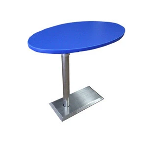 Formula blue Hotel  marble top metal coffee table round side table