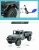 Import four channel system 4x4 military army rc trucks with front LED lights from China