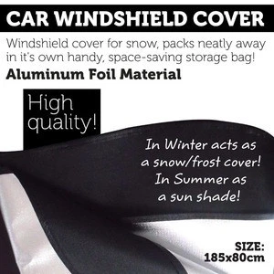 Free Custom Folding Car Windshield Snow Covers and Ice Cover Auto Car Sunshade Wholesale