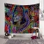 Import Free Sample Bohemian Psychedelic Tapestry Hippie Wall Hanging 3D Print Trippy Tapestry from China