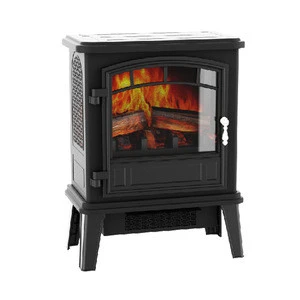Free-standing 3D flame fireplace electric fire place heater stove 16&quot; 17&quot; 18&quot; 20&quot; 23&quot;