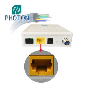 FTTH fiber optic equipment 1GE+CATV ZTE chip GPON ONU