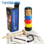 Funny Unbreakable Immortal Stage Props Trick Kids Wooden Man Magic Toy