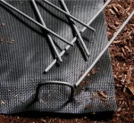 Galvanized Garden Stakes Landscape Staples Sod Fence Stake Sturdy Rust Resistant Gardening Supplies Weed Barrier Fabric Ground C