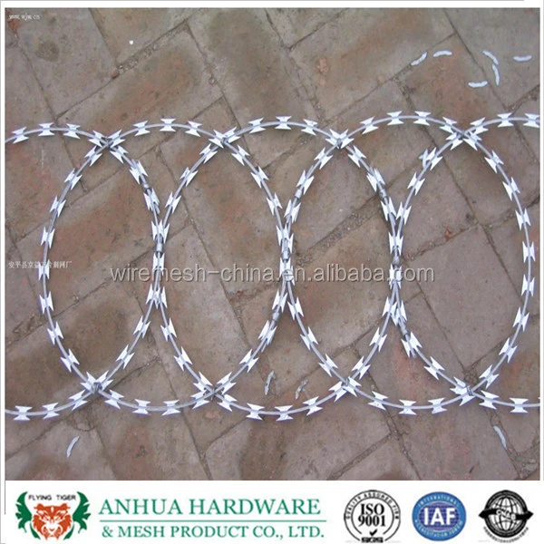 Galvanized Razor Barbed Wire/Stainless Steel Razor Barbed Wire Mesh/Razor Wire Fencing