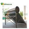 GAMASOLAR Non Pressurized solar water heater price from 80L to 500L with controller tk7 stainless steel
