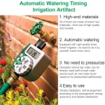 Garden Automatic Ball Valve Water Timer Home Waterproof Watering Timer Irrigation Controller