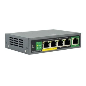 Gigabit Unmanaged Fast Ethernet POE Switch 4 port 10/100/1000M Network Switch