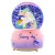 Import Girl&#x27;s heart Unicorn crystal ball music box ornament snow cartoon rainbow music box birthday gift from China