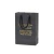Import Gold Logo Small Black Craft Customized Paper Bag With PP Handle For Jewelry from China