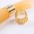 Import Gold Napkin Rings Wholesale Round Napkin Ring Silver For Festival Wedding Christmas Party Banquet Decoration from China