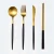 Import Gold plated cutlery wholesale PVD coating copper cuttlery / flatware sets from China