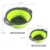 Import Good Grade Standard Kitchen Foldable Silicone 2 pcs Strainer Green Collapsible Colander from China