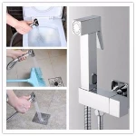 good quality high pressure flow toilet spray gun Woman bidet washer faucet set