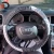 Import Good quality PU leather car steering wheel cover with custom printed pattern from China