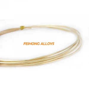 Good Tensile Strength Brass Wire Self-brand FEIHONG Customized Sizes Brazing Brass Wire and Rod