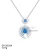 Import Grace Jewelry 925 Silver Womens Set Blue Gemstone Fine Bridal Jewelry Sets for Women Luxury Women Bridal Jewelry Set for Wedding from China