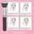 Import GRACEDO Flat Makeup Brush Amazon Best Seller Beauty Cosmetics Single Foundation Brush from China