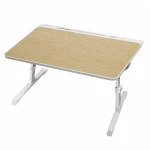 Haisen Home Office Desk 23.6 x15.7 Movable Height Adjustable Computer Laptop Table with Wheels