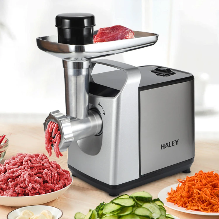 HALEY 1641 Multi-function 3800W kitchen appliances Stainless Steel Electric commercial Meat grinder and mincer