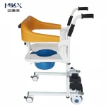 Handicapped Elderly Disabled Paralyzed People Moving Transfer Wheelchair Commode Chair Shower Stool