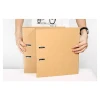 Hard paper A4 kraft paper lever arch file office products high quality folder