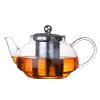 Heat Resistant Glass Coffee Teapot Eco-friendly New Design Glass Teapot With Removable Infuser