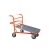 Import Heavy duty industrial logistic metal trolley luggage hand truck push platform cart storage warehouse trolley from China