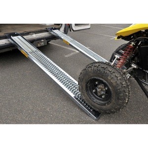 Heavy duty trailer car loading steel trailer ramp moto ramp 4OOKG for loading capacity