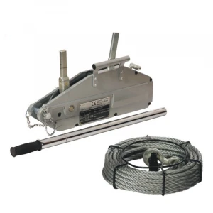 High Performance Factory Direct Supply Aluminium/Iron steel Trifor Wire Rope Pulling Hoist