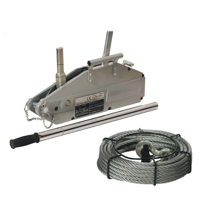 High Performance Factory Direct Supply Aluminium/Iron steel Trifor Wire Rope Pulling Hoist