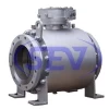 High pressure 3pc-body flanged ball valve