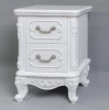 High quality 2 drawer bedroom small clear nightstand