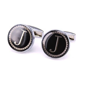 High Quality custom made metal Cufflinks Glossy Exquisite Button Fashion Brand Copper Metal