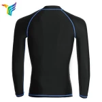 High Quality Flotlock Blank Sublimated Bjj Mma Design Your Own Custom Printed Long Sleeve Rash Guard