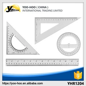 high quality Geometric Ruler set for school and office stationary
