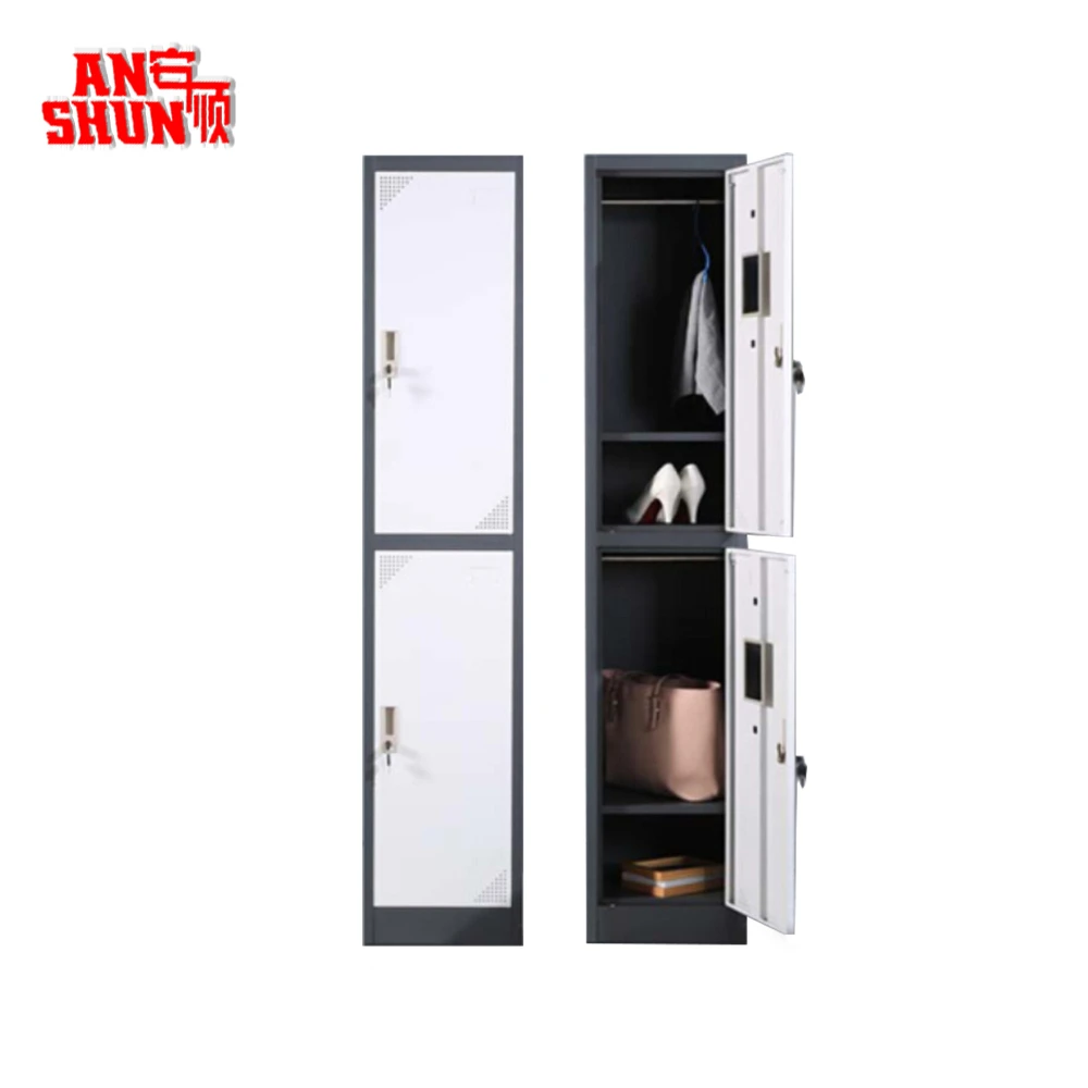 High quality gym locker colorful metal 2 tire air locker clothes storage wardrobe locker