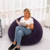 High quality inflatable Bean bag chair two color dorm room air sofa blow up Room Lounge Ready to ship
