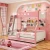 Import high quality kids bunk bed Children furniture bunk bed with slide from China