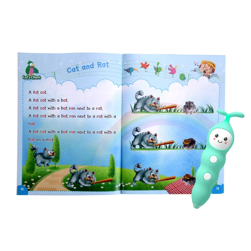 High quality kids learning set Children&#x27;s English Reading audio book with customizable service