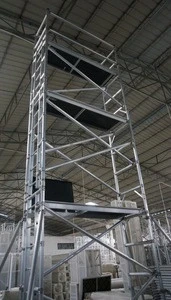 High quality mobile tower construction platform aluminum scaffoldings aluminum scaffold
