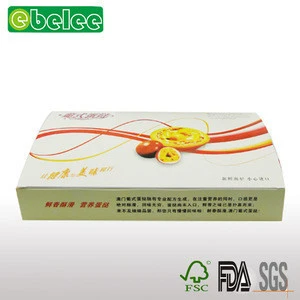 High quality paper box for egg tart/fast food/snack